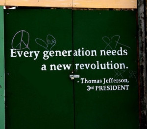 every generation needs to revolute