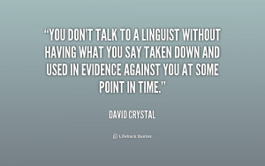 Quotes by David Crystal