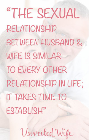 The sexualrelationship between husband &wife is similar to every other ...