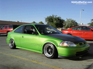 Honda Civic Coupe 2000 Wallpaper | MyModifiedCar.com