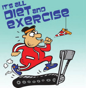 Diet, Exercise, Humor