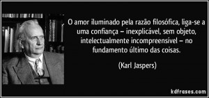 Frase de Karl Jaspers