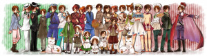 Axis Powers Hetalia Romaheta South Italy Chibitalia North Italy
