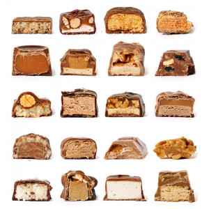 chocolate bars cross section photography by Rachel Been