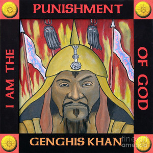 Genghis Khan Quotes Genghis khan portrait painting