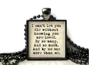 Doctor Who quote River Song quote resin necklace or by WordBaubles, $ ...