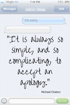 Quotes About Apologizing