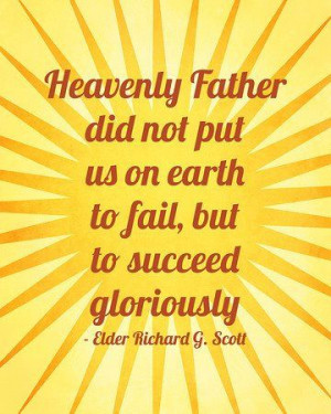 Elder Richard G. Scott: Succeed gloriously!