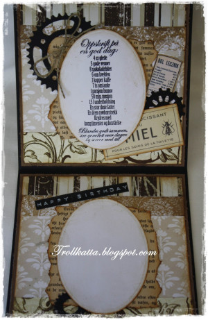 Text Stamps: North Star stamps. Dies: Spellbinders.