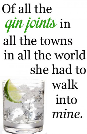Gin & Tonic quote