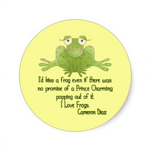 Frog Prince. Smiling Frog with a Crown. Stickers