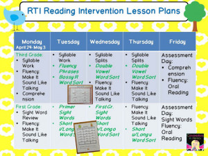 RTI Reading Intervention Lesson Plans and resources: ideas to help you ...