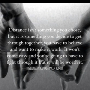 Distance love far away worth it