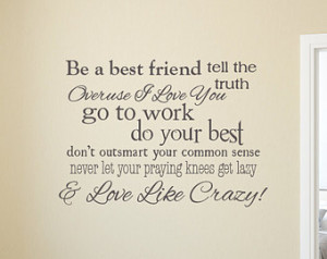 Wall Decals Love Like Crazy Country Song Lyrics 083- 32
