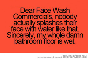 Funny photos funny quote face wash commercials
