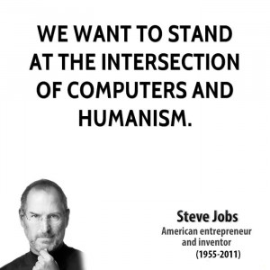 We want to stand at the intersection of computers and humanism.