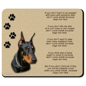 mousepads dogs doberman mousepad doberman mousepad product info ...