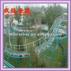 SO FUNNY~!Thrilling playground equipment roller coaster crazy mouse