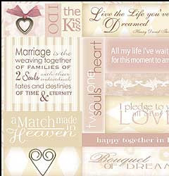 Gorgeous scrapbooking paper for wedding , romance, anniversary and