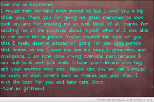 Dear Ex Boyfriend Quotes Dear ex boyfriend