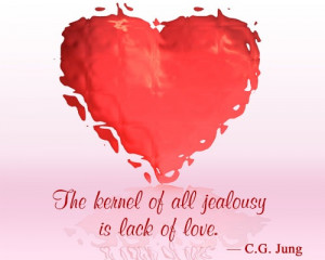 Carl Jung quote on love and jealousy