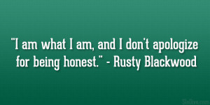 Rusty Blackwood Quote...