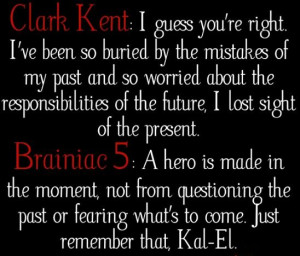Homecoming. I love this quote. I really liked good Brainiac. Lol