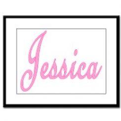The Name Jessica Cursive...
