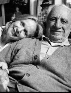 Elia Kazan and Frances Rudge