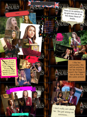 House of Anubis; Girls, My Opinions