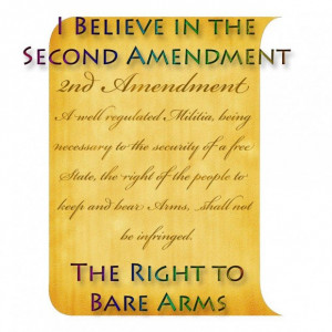 believe in the second amendment attitude quote