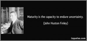 John Huston Finley Quote