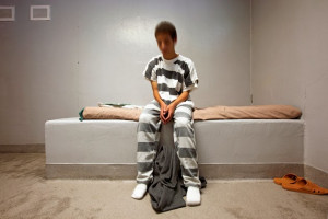 young inmate at the Juvenile Detention Center in Nampa, Idaho.
