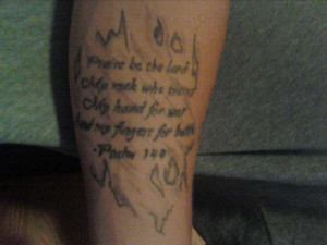 Bible verse tattoo