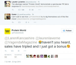 OtherGround Forums >>Supplement company tells feminists to f%ck off