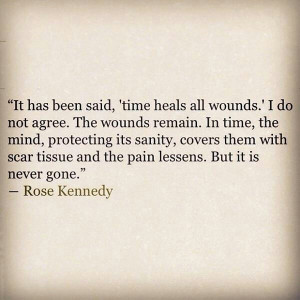 time heals all wounds.' 