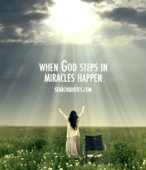 When God steps in, miracles happen. Amen..when we worship Jesus he ...