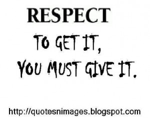 Quotes about respect