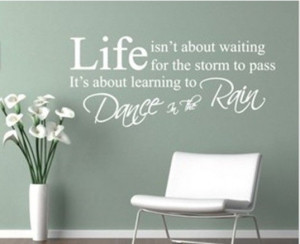 Hot sale NEW LIFE Letter Words PVC Removable Room Art DIY Wall Sticker ...