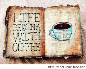 Coffee awesome quote with wallpaper Coffee awesome quote with