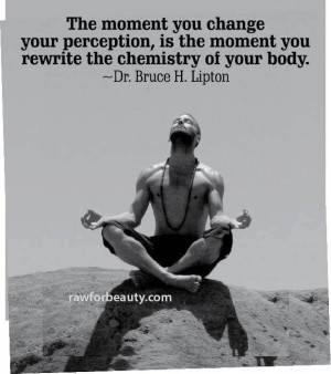 the moment you change your perception, is the moment you rewrite the ...