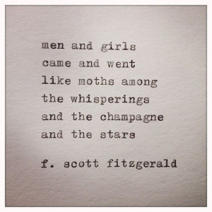 Great Gatsby Quote Typed on Typewriter by farmnflea on Etsy, $9.00