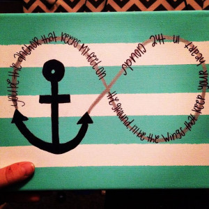 ... Canvas, Anchor Canvas, Mayday Parade Paintings Quotes, Anchors Canvas