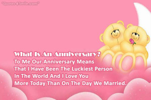 what is an anniversary to me our anniversary meaning that i have been ...