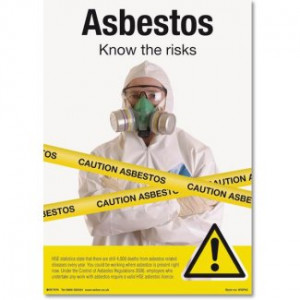 ... Industrial Safety Posters / Asbestos Know the Risks Safety Awareness
