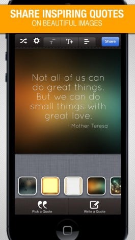 ... text and quotes to photos and pictures for Instagram for iPhone