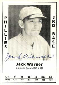 Jack Warner Baseball