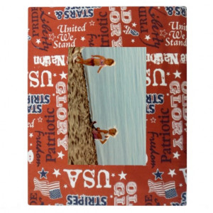 red_white_and_blue_patriotic_sayings_custom_frame_plaque ...