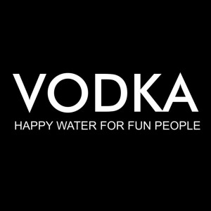 Details about T-SHIRT VODKA - WATER FOR HAPPY PEOPLE funny awesome ...