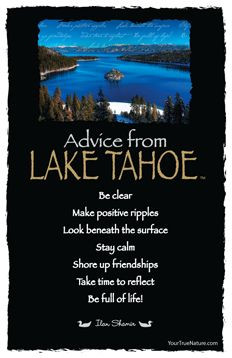 advice from lake tahoe more worth reading book worth lakes tahoe ...